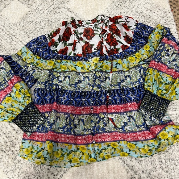 Alice + Olivia Marlyn Silk Blend Tie Top - Picture 9 of 10